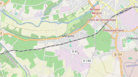 Carte de localisation de l'évènement