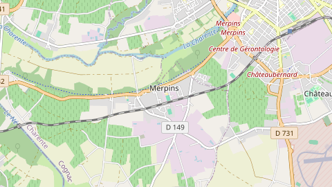 Carte de localisation de l'évènement