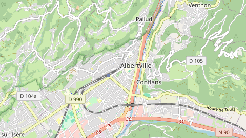 Carte de localisation de l'évènement