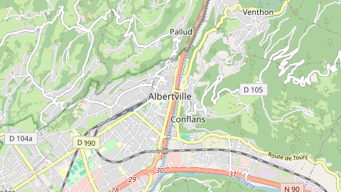 Carte de localisation de l'évènement