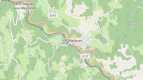 Carte de localisation de l'évènement