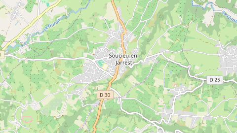 Carte de localisation de l'évènement