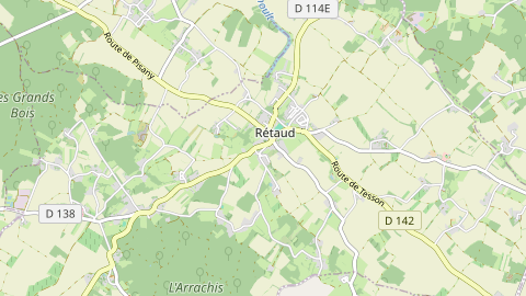 Carte de localisation de l'évènement