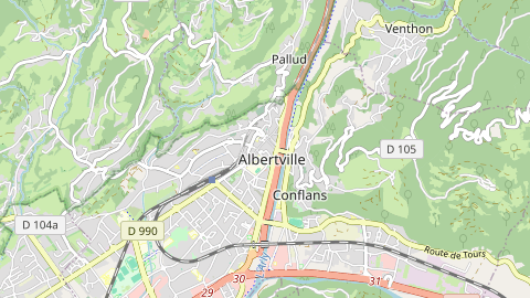 Carte de localisation de l'évènement
