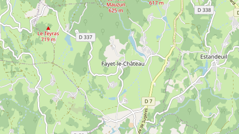 Carte de localisation de l'évènement