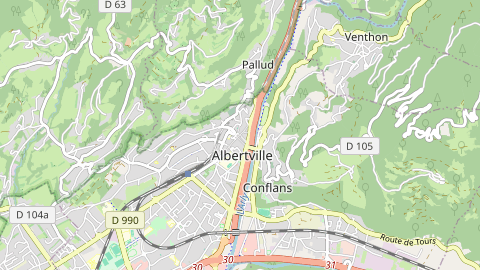 Carte de localisation de l'évènement