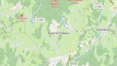 Carte de localisation de l'évènement