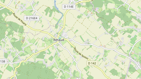 Carte de localisation de l'évènement