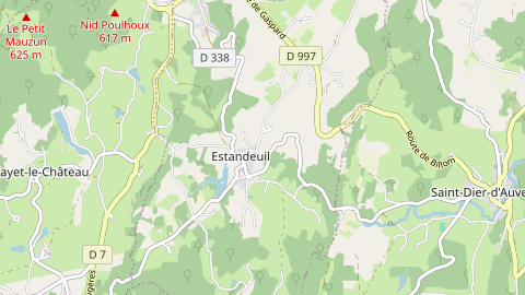 Carte de localisation de l'évènement