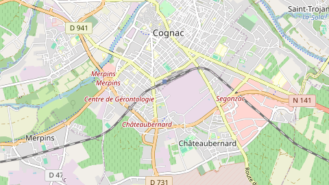 Carte de localisation de l'évènement