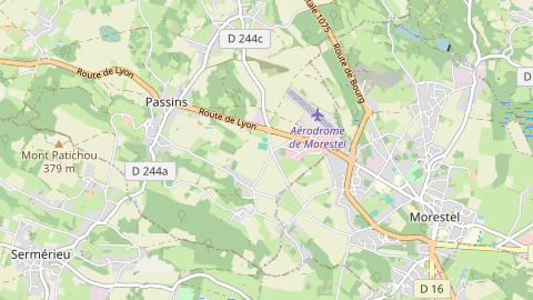 Carte de localisation de l'évènement