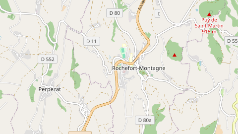 Carte de localisation de l'évènement