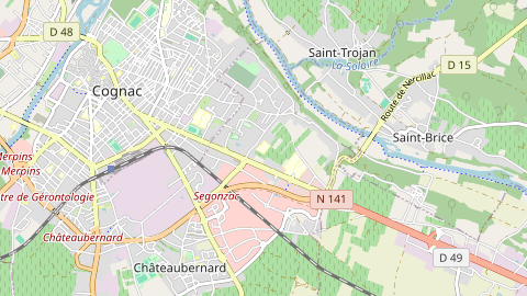 Carte de localisation de l'évènement