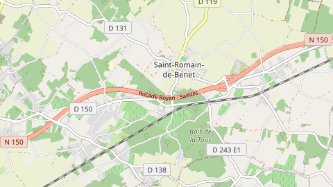 Carte de localisation de l'évènement