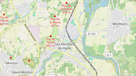Carte de localisation de l'évènement