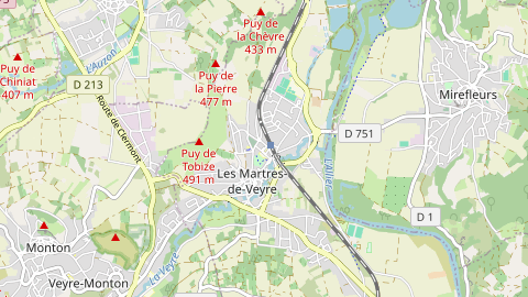 Carte de localisation de l'évènement