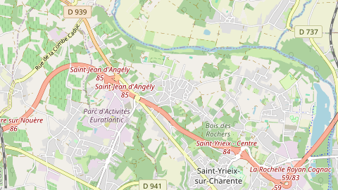 Carte de localisation de l'évènement