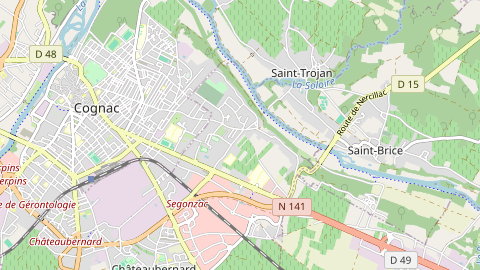 Carte de localisation de l'évènement