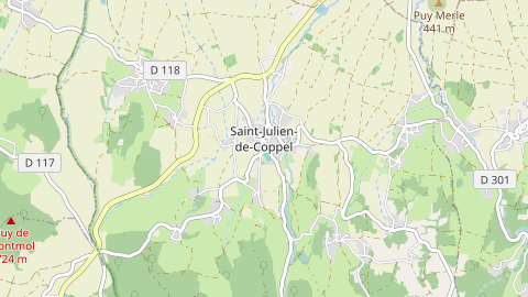 Carte de localisation de l'évènement