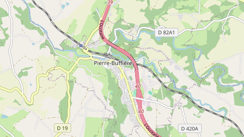 Carte de localisation de l'évènement