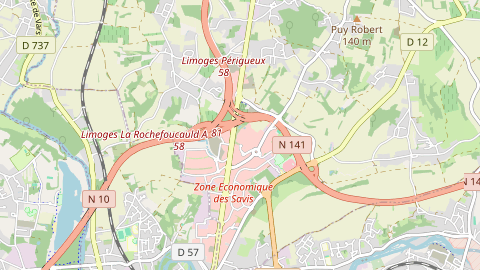 Carte de localisation de l'évènement