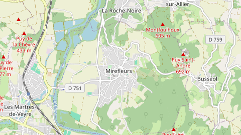 Carte de localisation de l'évènement