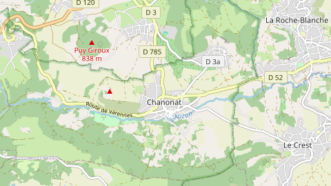Carte de localisation de l'évènement