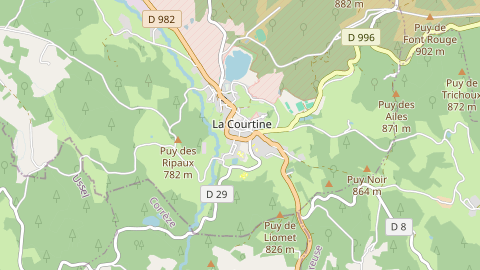 Carte de localisation de l'évènement