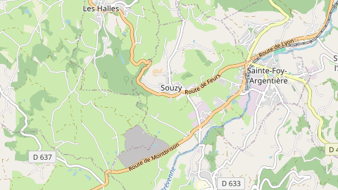 Carte de localisation de l'évènement