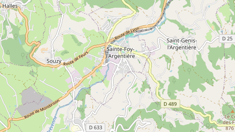 Carte de localisation de l'évènement