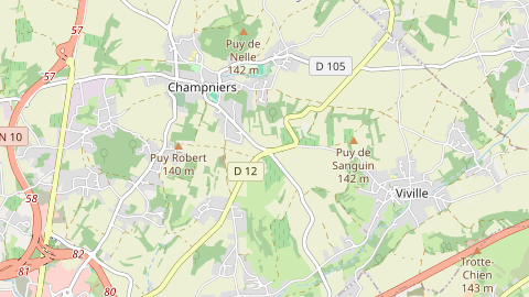 Carte de localisation de l'évènement