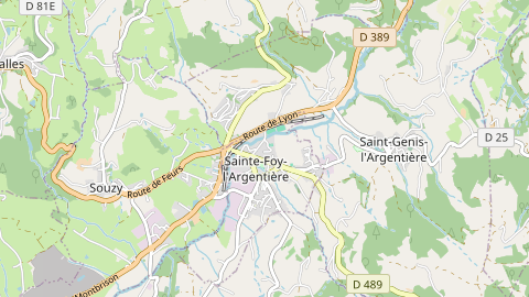 Carte de localisation de l'évènement
