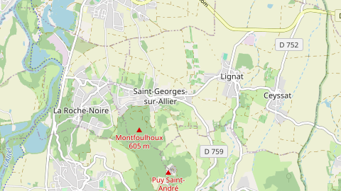 Carte de localisation de l'évènement