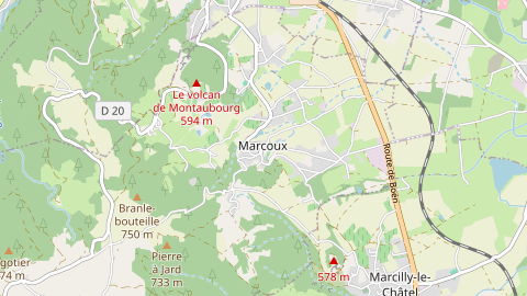 Carte de localisation de l'évènement