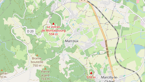 Carte de localisation de l'évènement