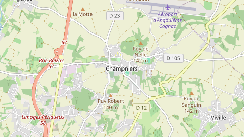 Carte de localisation de l'évènement