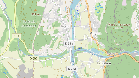 Carte de localisation de l'évènement