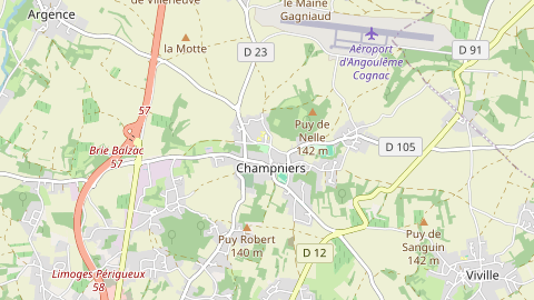 Carte de localisation de l'évènement