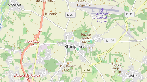 Carte de localisation de l'évènement