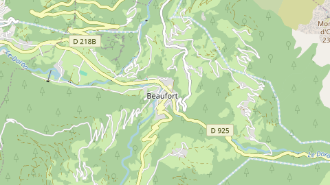 Carte de localisation de l'évènement