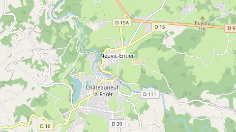 Carte de localisation de l'évènement