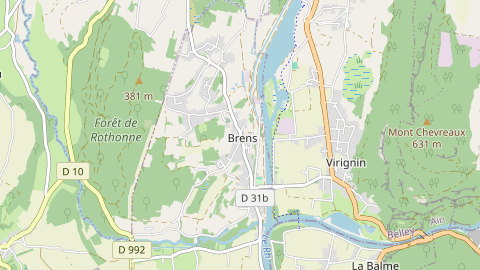 Carte de localisation de l'évènement