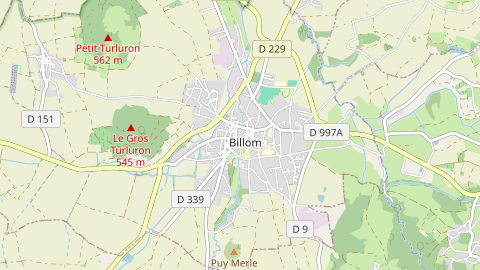 Carte de localisation de l'évènement