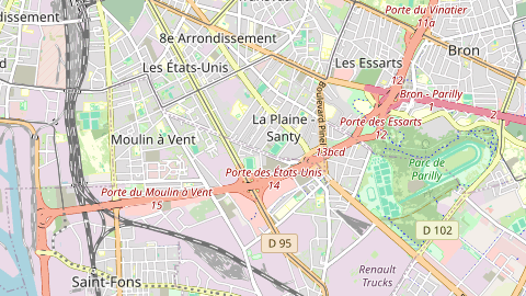 Carte de localisation de l'évènement