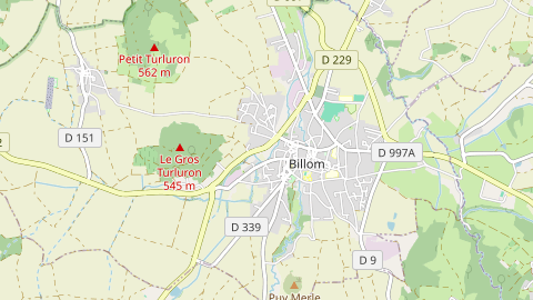 Carte de localisation de l'évènement