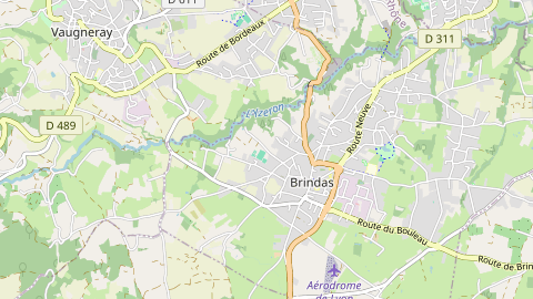 Carte de localisation de l'évènement