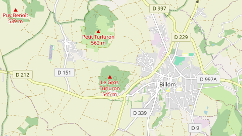 Carte de localisation de l'évènement