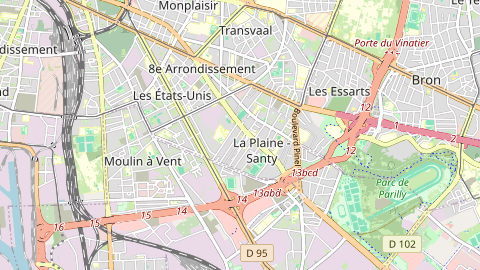 Carte de localisation de l'évènement