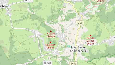 Carte de localisation de l'évènement