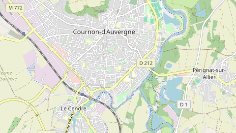 Carte de localisation de l'évènement